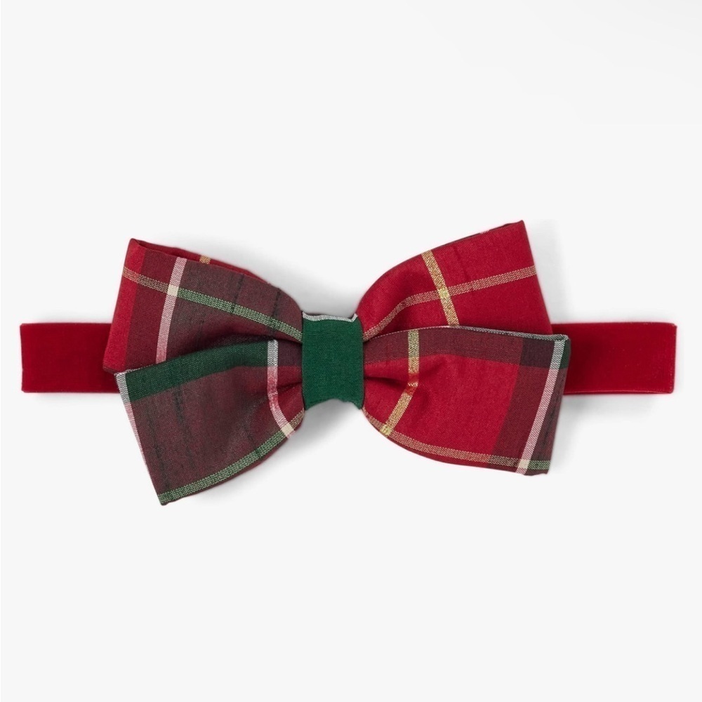 Gymboree | Baby Girl‎ Red and Green Plaid Holiday Festive Headband